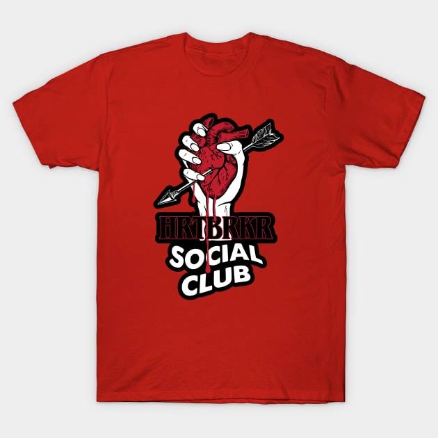 Heartbreaker Social Club T-Shirt by CHAKRart